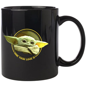 Baby Yoda The Mandalorian ceramic coffee mug