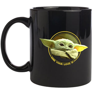 Baby Yoda The Mandalorian ceramic coffee mug