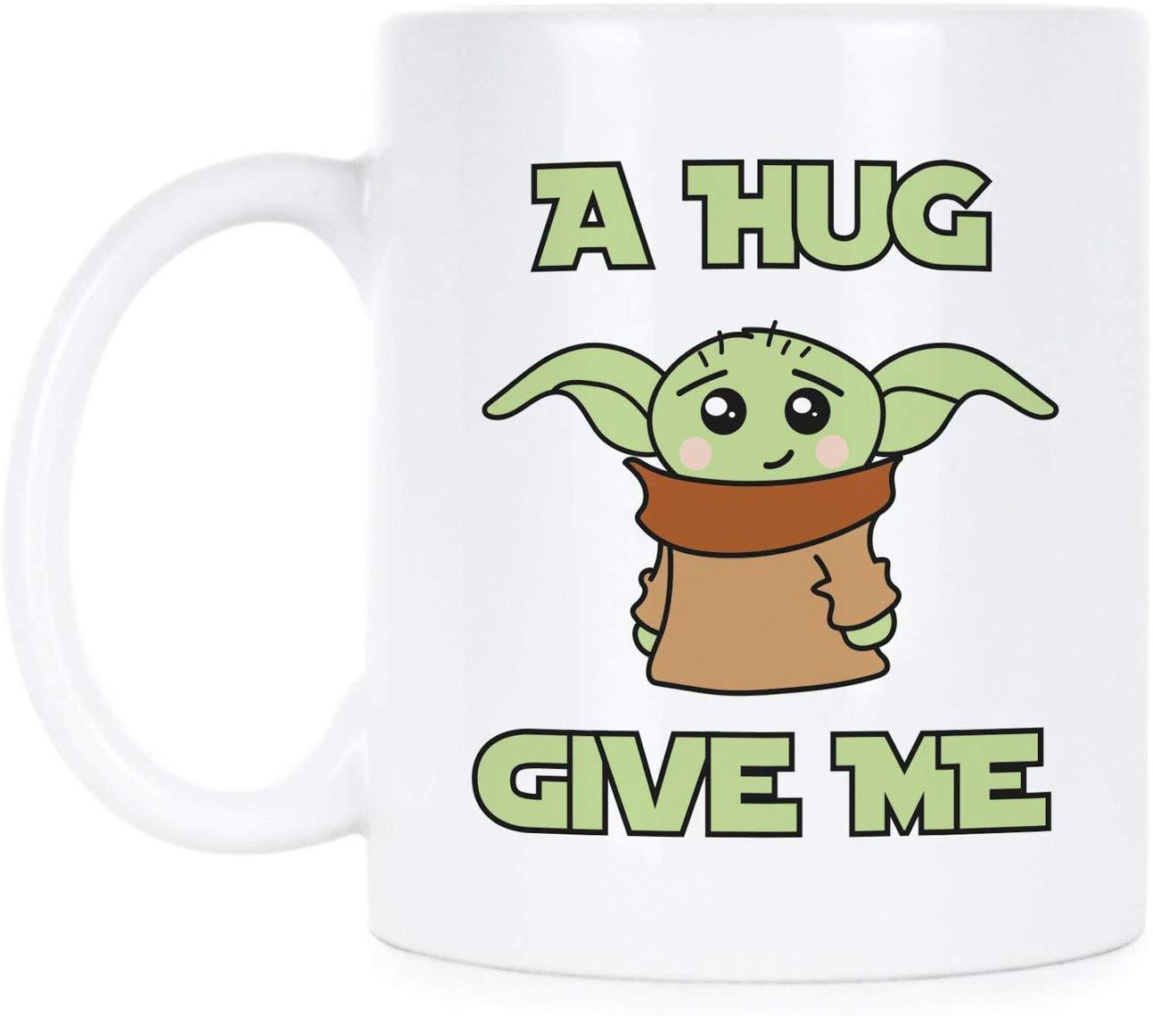 Baby Yoda The Mandalorian Ceramic White Coffee Mug Water Cup