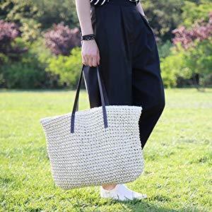 Straw Woven Tote Bag