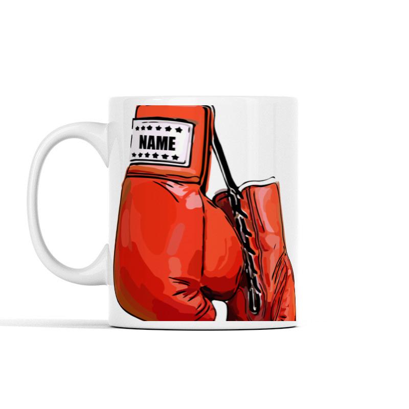 (Custom Name) Boxing Gloves Personalized Mug