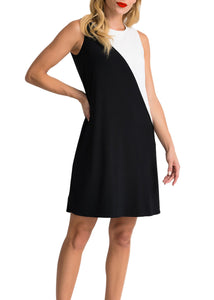 COLOUR BLOCK DRESS - 202305 - JOSEPH RIBKOFF