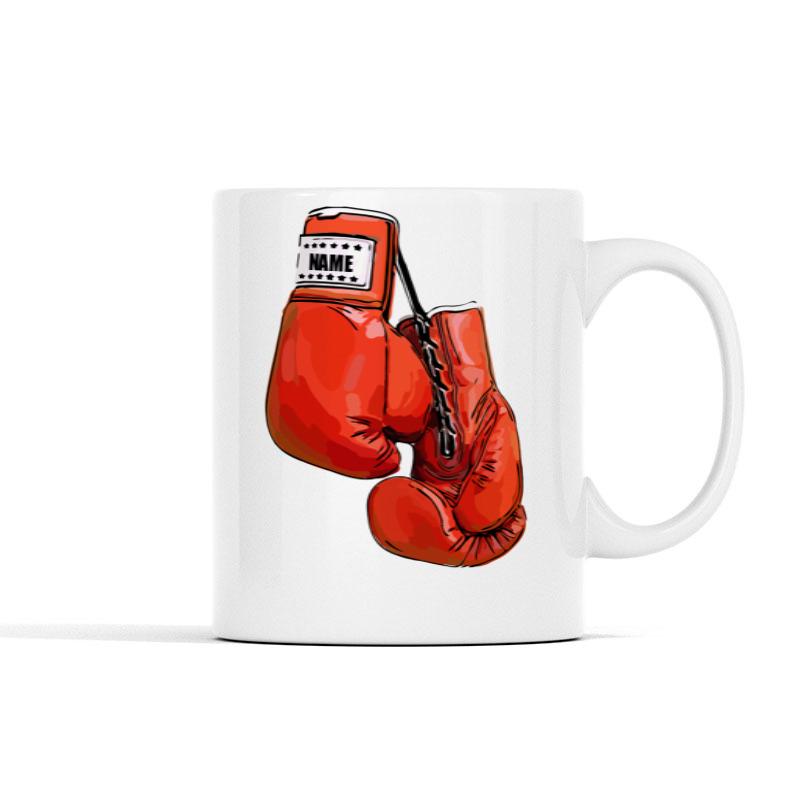 (Custom Name) Boxing Gloves Personalized Mug