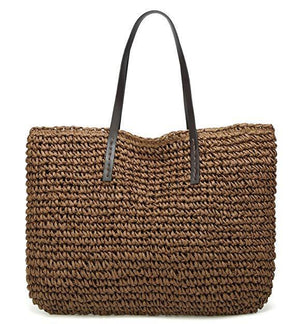 Straw Woven Tote Bag